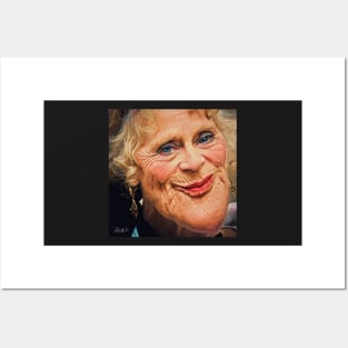 Come Give Auntie a Kiss !!  Funny Face - Caricature Posters and Art